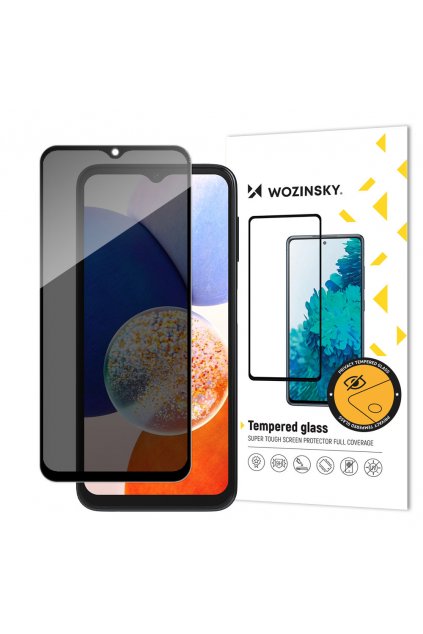 54270 tvrzene sklo wozinsky privacy glass pro samsung galaxy a23 s filtrem ochrany soukromi anti spy