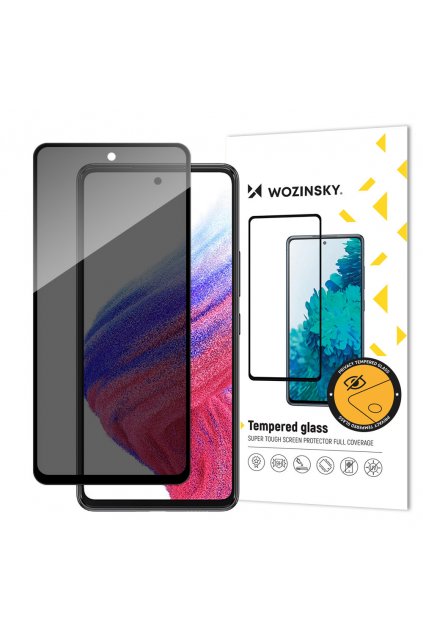 54264 wozinsky privacy glass tempered glass pro samsung galaxy a53 5g s anti spy privacy filter