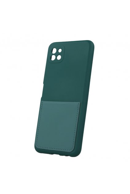 57045 card cover case for samsung galaxy a22 5g green forest