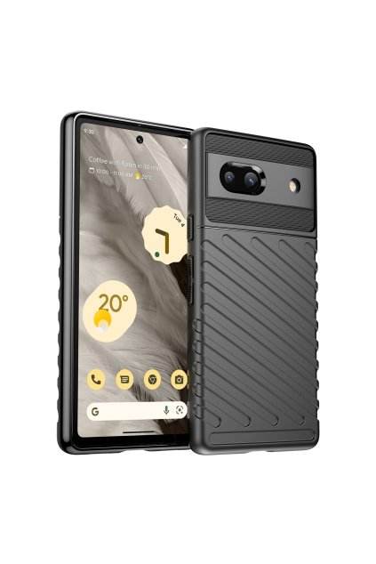 58029 silikonove pouzdro thunder case pro google pixel 7a cerne