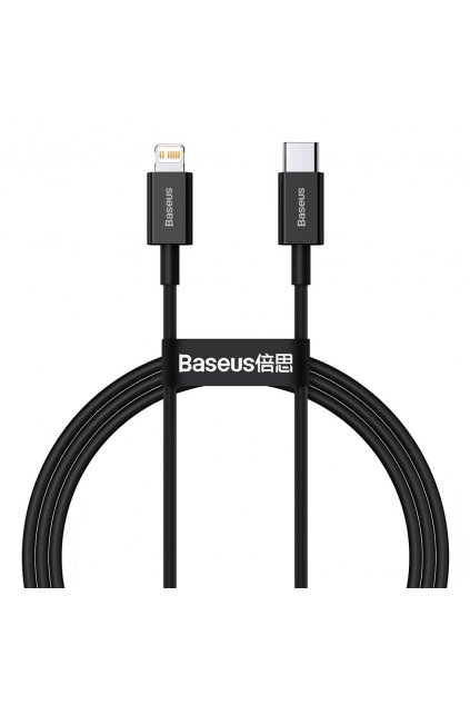 eng pl Baseus Superior USB Type C Lightning cable for fast charging Power Delivery 20 W 1 m black CATLYS A01 69776 1