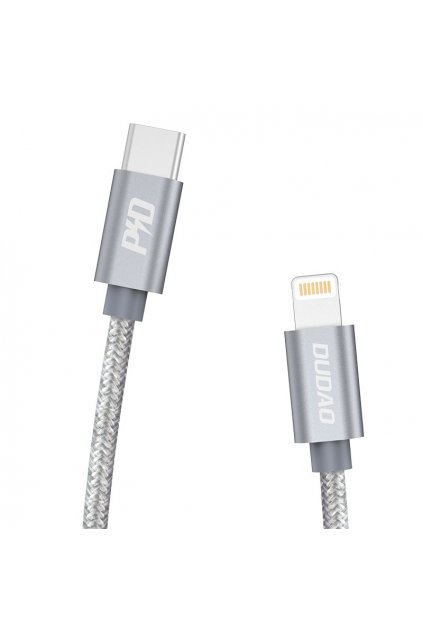 eng pl Dudao cable USB Type C cable Lightning Power Delivery 45W 1m gray L5Pro gray 56491 1