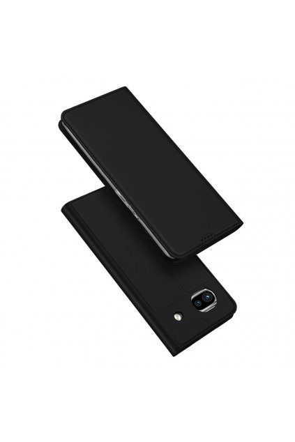 59918 dux ducis skin pro case pro google pixel 7a flip card wallet stand black