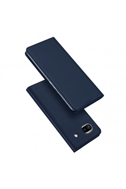 58928 dux ducis skin pro case pro google pixel 7a flip card wallet stand blue