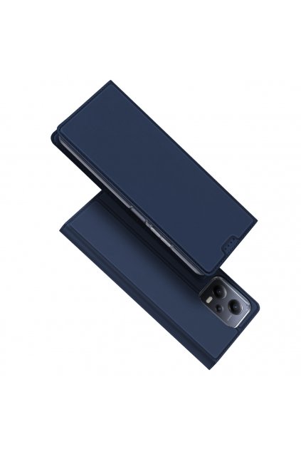 59501 dux ducis skin pro case pro xiaomi redmi note 12 pro poco x5 pro 5g cover flip card wallet stand blue