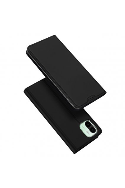 59423 dux ducis skin pro case xiaomi redmi a1 wallet holster cover with flip black