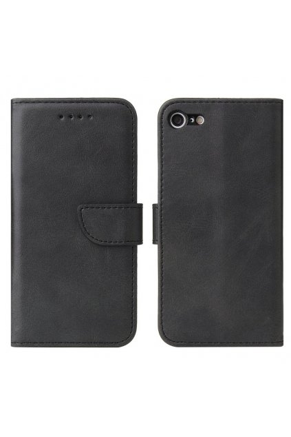 59516 magnet case elegant case cover flip cover iphone se 2022 se 2020 iphone 8 iphone 7 black