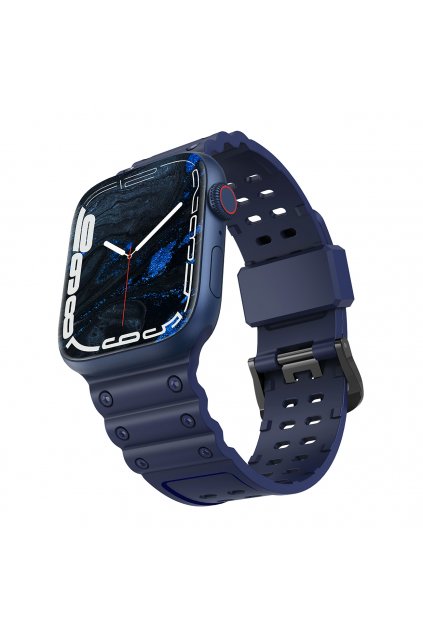 eng pl Strap Triple Protection strap for Apple Watch Ultra SE 8 7 6 5 4 3 2 1 49 45 44 42 mm bracelet bracelet navy blue 135937 1