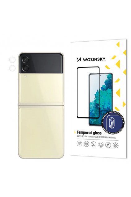 59633 wozinsky camera glass 9h tempered glass for all camera samsung galaxy z flip 3 camera