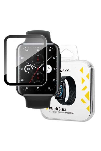 59039 wozinsky watch glass hybrid glass for oppo watch 2 46 mm black