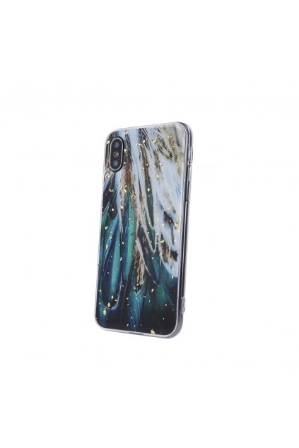 60635 gold glam case for samsung galaxy a34 5g feathers
