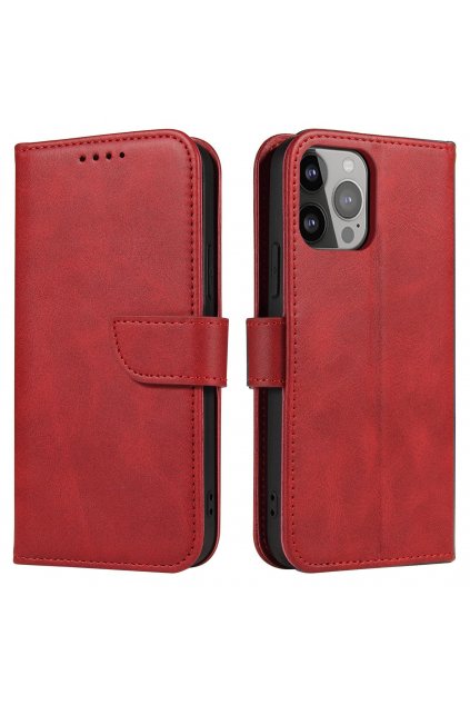 62453 penezenka se stojankem pro iphone 15 plus magnet case cervena