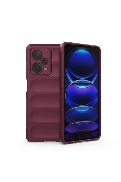 62600 pouzdro magic shield pro xiaomi redmi note 12 pro flexibilni pancerovy kryt vinove barvy