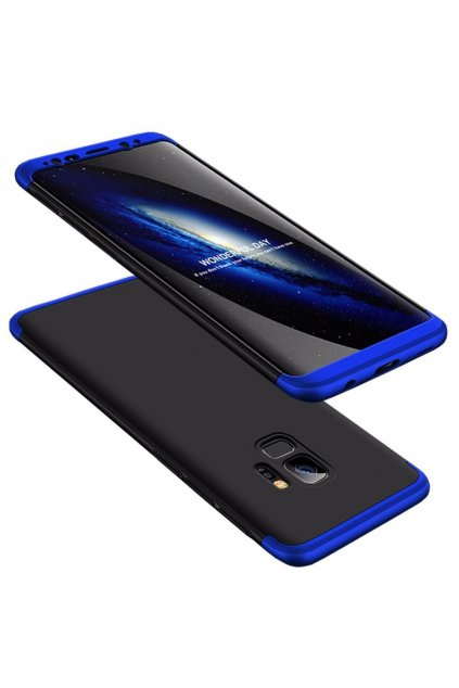 360 oboustranný kryt na Samsung Galaxy S9 modročerný