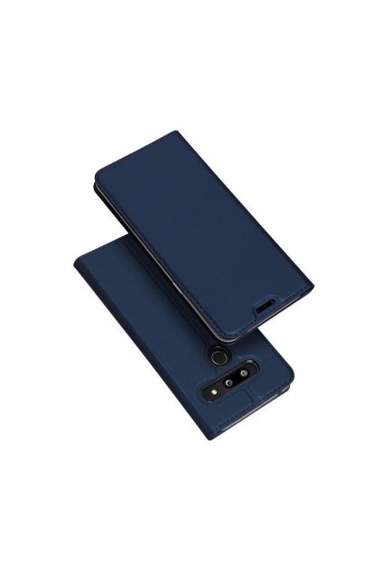 dux ducis skinpro wallet case navy blue lg g8 thinq 1