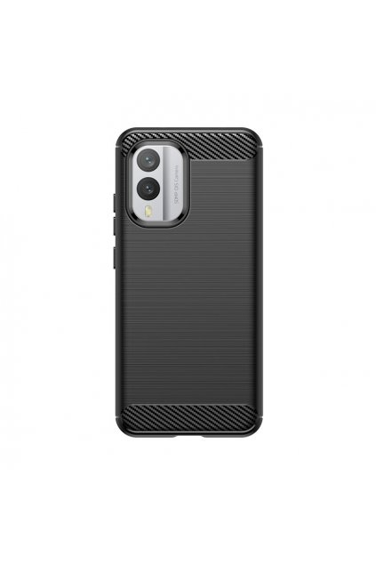 65193 ohebny carbon kryt na nokia x30 cerny