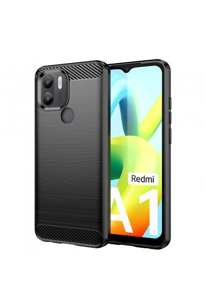 eng pl Carbon Case case for Xiaomi Redmi A1 flexible silicone carbon cover black 137093 1