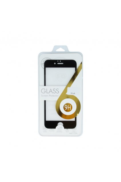 66396 tempered glass 5d for iphone 15 6 1 black frame