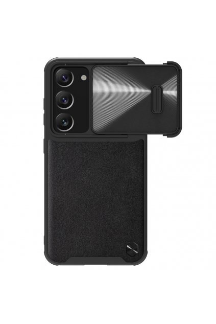 eng pl Nillkin CamShield Leather S Case for Samsung Galaxy S23 case with camera cover black 137203 1