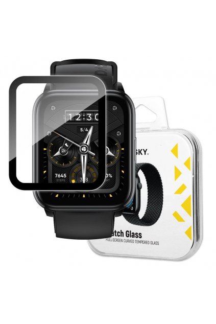 69696 wozinsky hybridni 3d sklo na displej hodinek realme watch 2 pro cerne