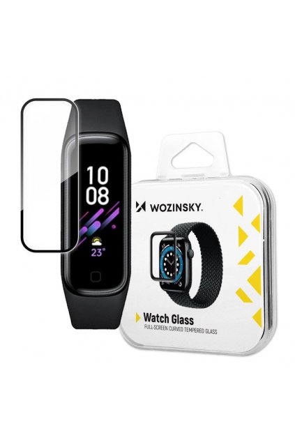 69717 wozinsky hybridni 3d sklo na displej hodinek samsung galaxy fit2 cerne