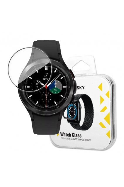 69708 wozinsky hybridni 3d sklo na displej hodinek samsung galaxy watch 4 5 40 mm cerne