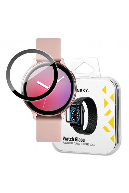 69723 wozinsky hybridni 3d sklo na displej hodinek samsung galaxy watch active 2 40 mm cerne