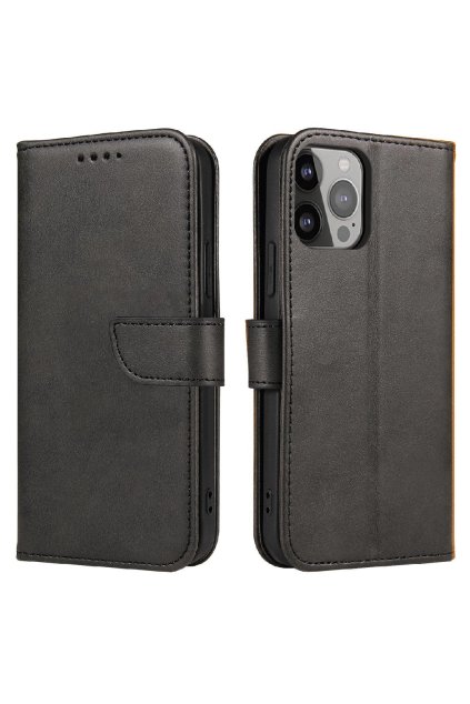 74067 magnet case for samsung a15 with flap and wallet black