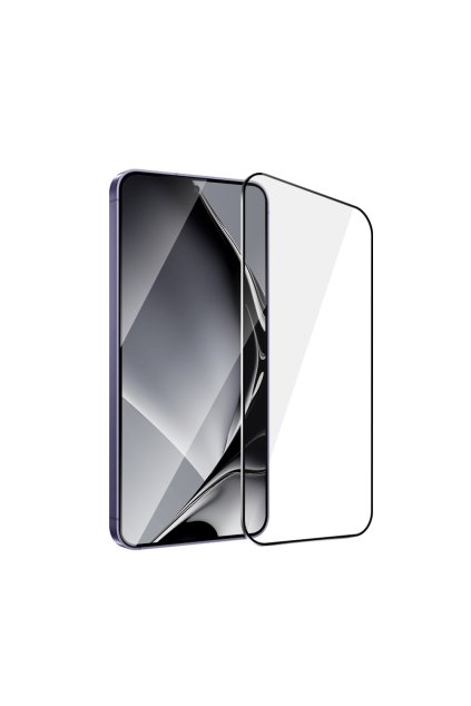 75282 tempered glass metal frame for samsung galaxy s24 black frame