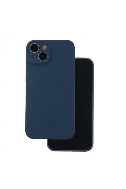76083 simple color mag case for samsung galaxy a15 4g a15 5g navy blue