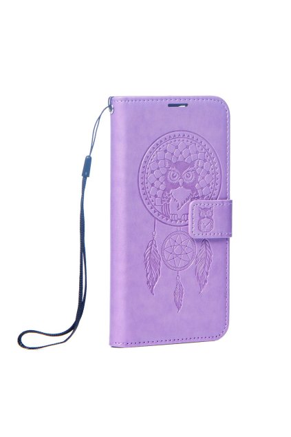 78006 mezzo pu kozene pouzdro na xiaomi redmi note 14 pro 5g 14 pro plus 5g fialovy lapac snu