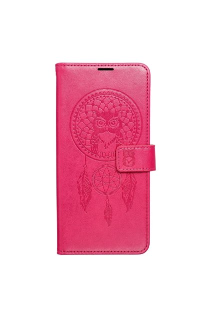 77997 mezzo pu kozene pouzdro na xiaomi redmi note 14 pro 5g 14 pro plus 5g magentovy lapac snu