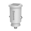 eng pl Baseus Grain Car Charger Mini Universal Smart Car Charger 2x USB 3 1A white CCALL ML02 44601 1