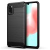 eng pl Carbon Case Flexible Cover TPU Case for Samsung Galaxy A41 black 59827 1 kopie