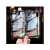 44973 3 magneticky oboustranny kryt s tvrzenym sklem na iphone 14 cerny