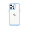 48855 outer space case for iphone 13 pro max hard cover with gel frame blue
