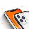 53259 2 akrylovy clear 3v1 obal na samsung galaxy z flip 4 cerny