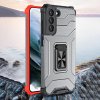 51987 7 crystal armor kryt se stojankem na samsung galaxy s21 plus 5g cerveny