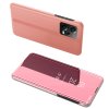 59648 clear view case pro xiaomi redmi note 12 pro flip cover pink