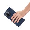 59318 6 dux ducis skin pro case pro xiaomi redmi 11a poco c55 redmi 12c cover flip card wallet stand blue