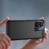 59576 3 karbonove pouzdro pro xiaomi redmi 11a poco c55 redmi 12c flexibilni silikonovy karbonovy kryt cerny