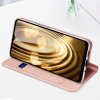 59321 12 pouzdro dux ducis skin pro pro xiaomi redmi 11a poco c55 redmi 12c cover flip card wallet stand pink