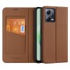 59036 pouzdro dux ducis skin x2 pro xiaomi redmi note 12 5g poco x5 5g cover flip wallet stand brown