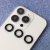 70335 1 set of lens glasses for iphone 15 15 plus black frame 2 pcs