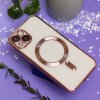 74850 5 color chrome mag case for samsung galaxy s24 fe rose gold