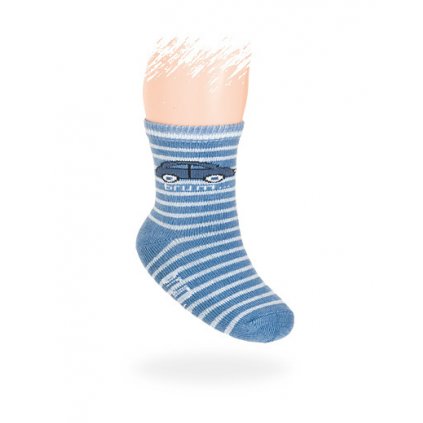 Kojenecké vzorované ponožky WOLA
