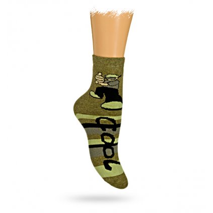 BEWOX velkoobchod dětské ponožky termo WOLA Z4-26-055-M70