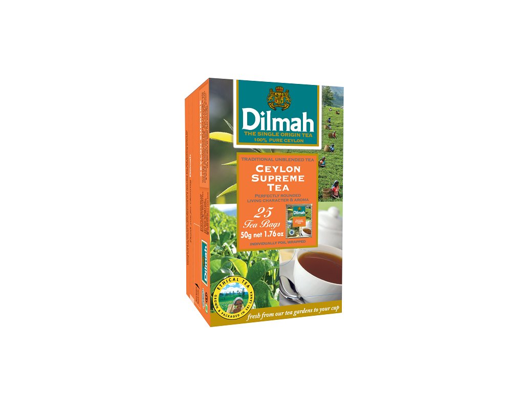 Čaj černý Ceylon Supreme 25sáčků DILMAH