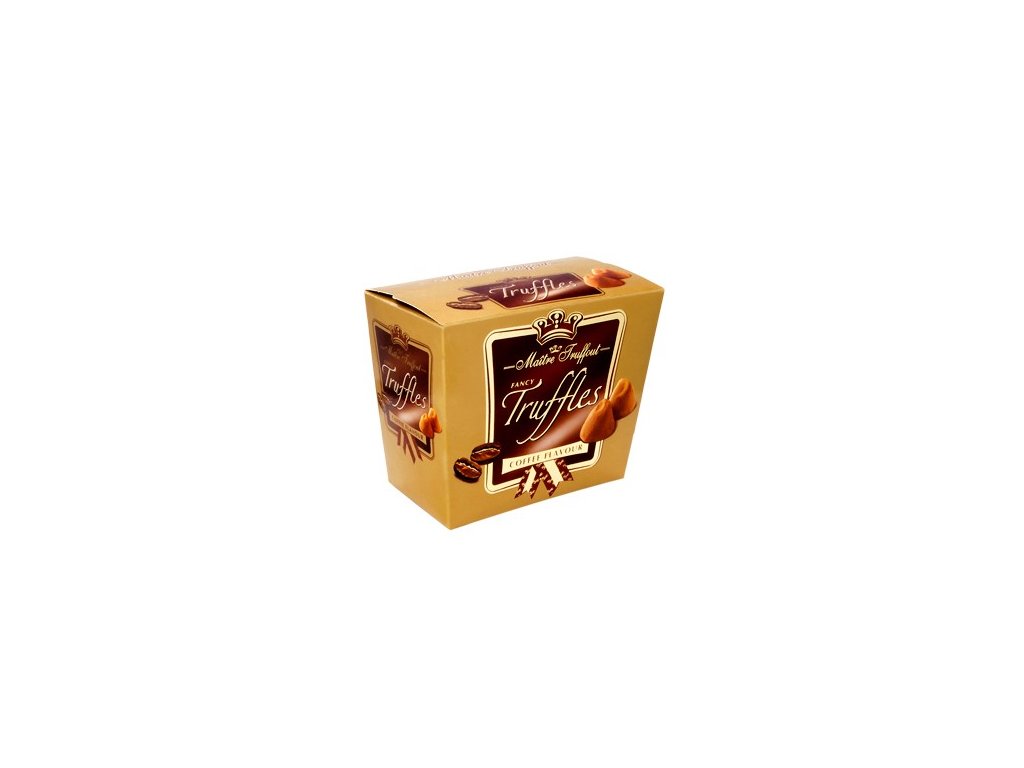 Gold Truffles Coffee 200g Maitre Truffout - čokoládoví lanýži s kávou