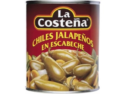 Papričky Jalapeno celé v nálevu 2,8 Kg La costena